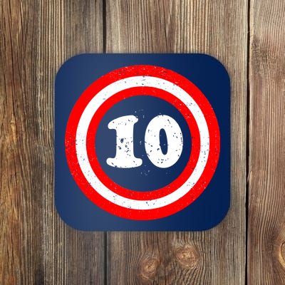 Captain 10th Birthday Coaster