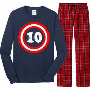 Captain 10th Birthday Long Sleeve Pajama Set