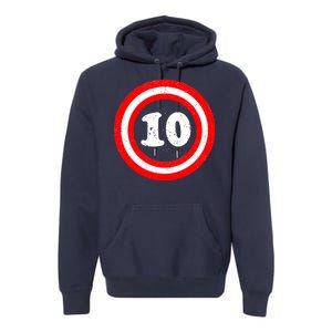 Captain 10th Birthday Premium Hoodie