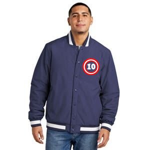 Captain 10th Birthday Insulated Varsity Jacket