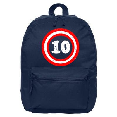 Captain 10th Birthday 16 in Basic Backpack