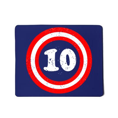 Captain 10th Birthday Mousepad