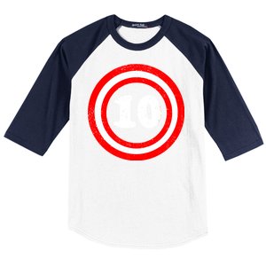 Captain 10th Birthday Baseball Sleeve Shirt