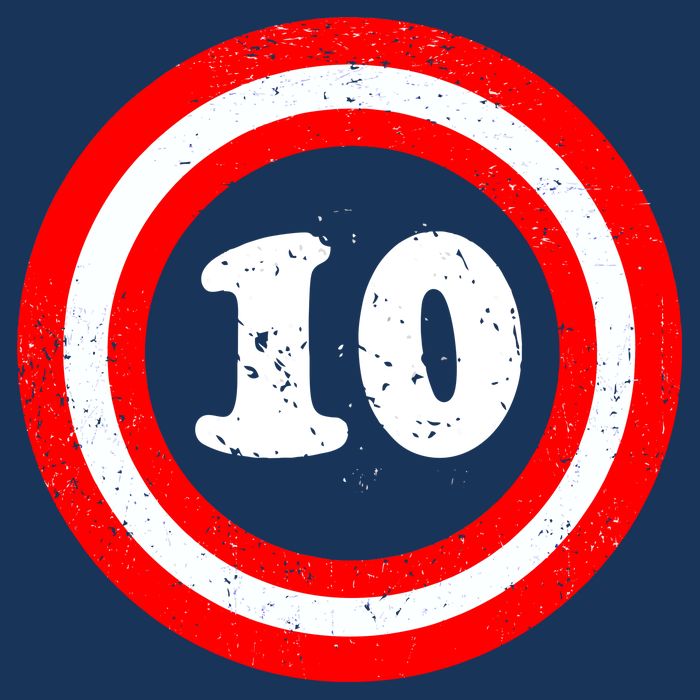 Captain 10th Birthday Baby Bodysuit