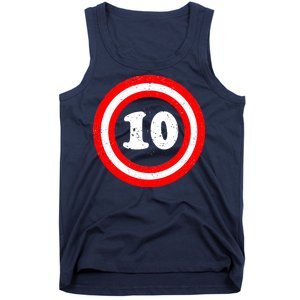 Captain 10th Birthday Tank Top