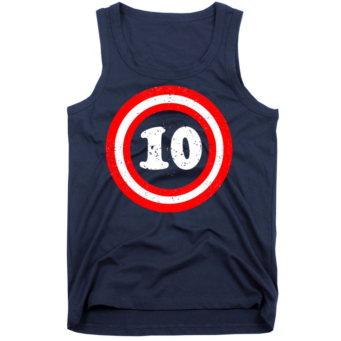 Captain 10th Birthday Tank Top