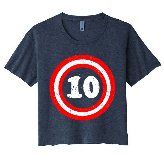 Captain 10th Birthday Crop Top