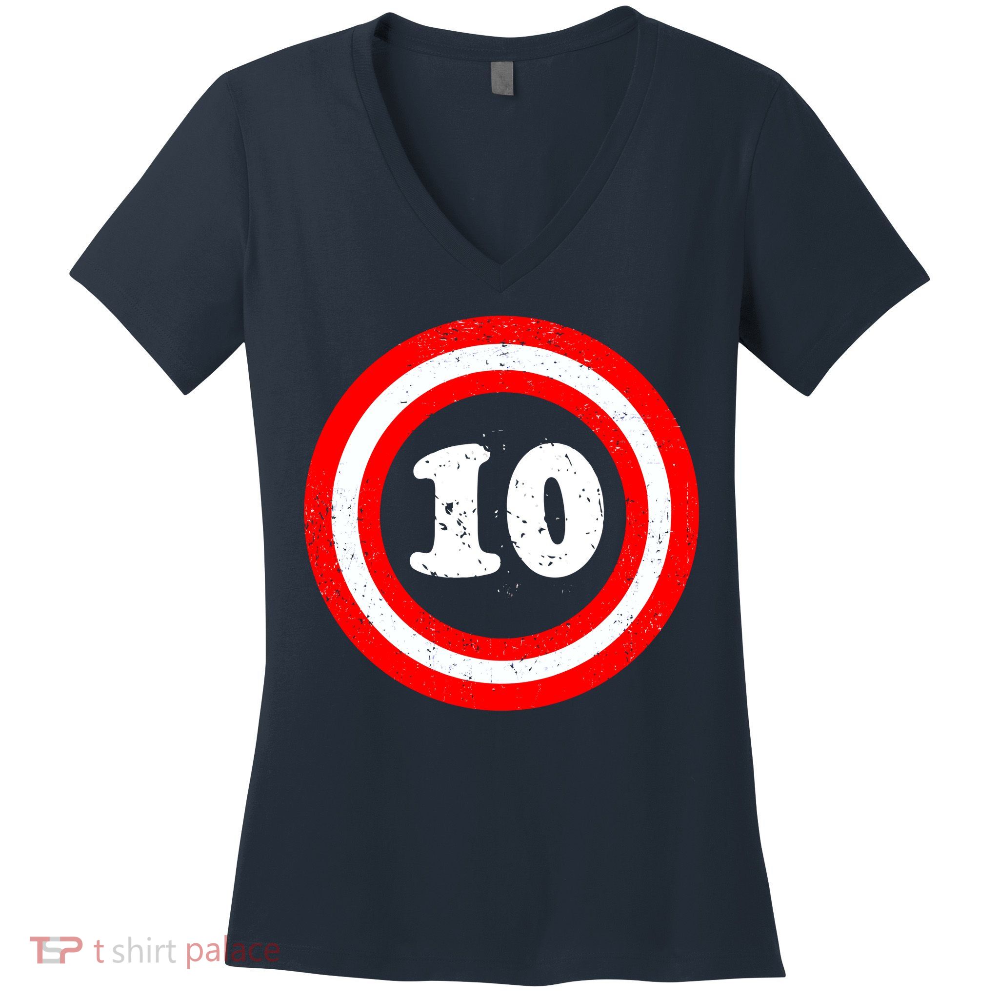 Captain 10th Birthday Women's V-Neck T-Shirt
