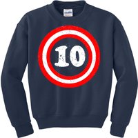 Captain 10th Birthday Kids Sweatshirt