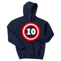 Captain 10th Birthday Kids Hoodie