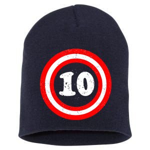 Captain 10th Birthday Short Acrylic Beanie