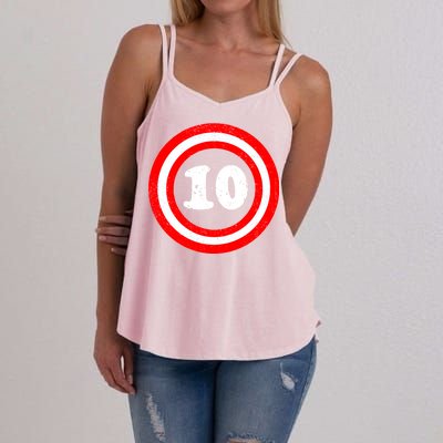 Captain 10th Birthday Women's Strappy Tank