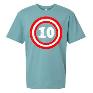 Captain 10th Birthday Sueded Cloud Jersey T-Shirt