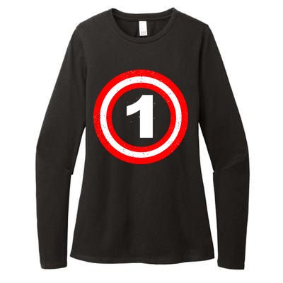 Captain 1st Birthday Womens CVC Long Sleeve Shirt