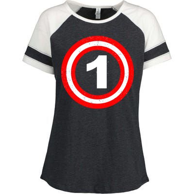 Captain 1st Birthday Enza Ladies Jersey Colorblock Tee