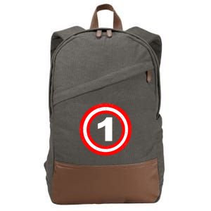 Captain 1st Birthday Cotton Canvas Backpack