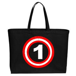 Captain 1st Birthday Cotton Canvas Jumbo Tote