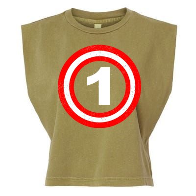 Captain 1st Birthday Garment-Dyed Women's Muscle Tee