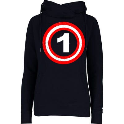 Captain 1st Birthday Womens Funnel Neck Pullover Hood