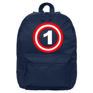 Captain 1st Birthday 16 in Basic Backpack