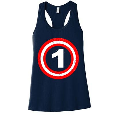 Captain 1st Birthday Womens Tank Top