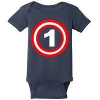 Captain 1st Birthday Baby Bodysuit