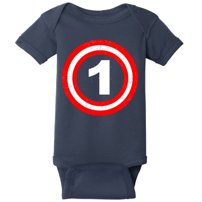 Captain 1st Birthday Baby Bodysuit