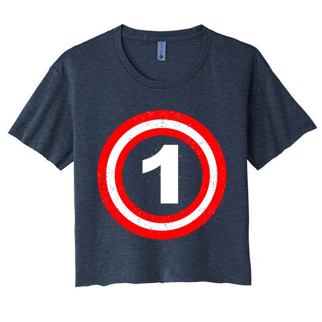 Captain 1st Birthday Crop Top