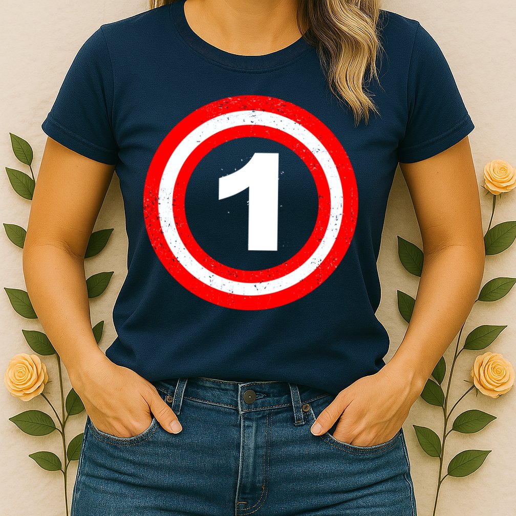 Captain 1st Birthday Womens T-Shirt