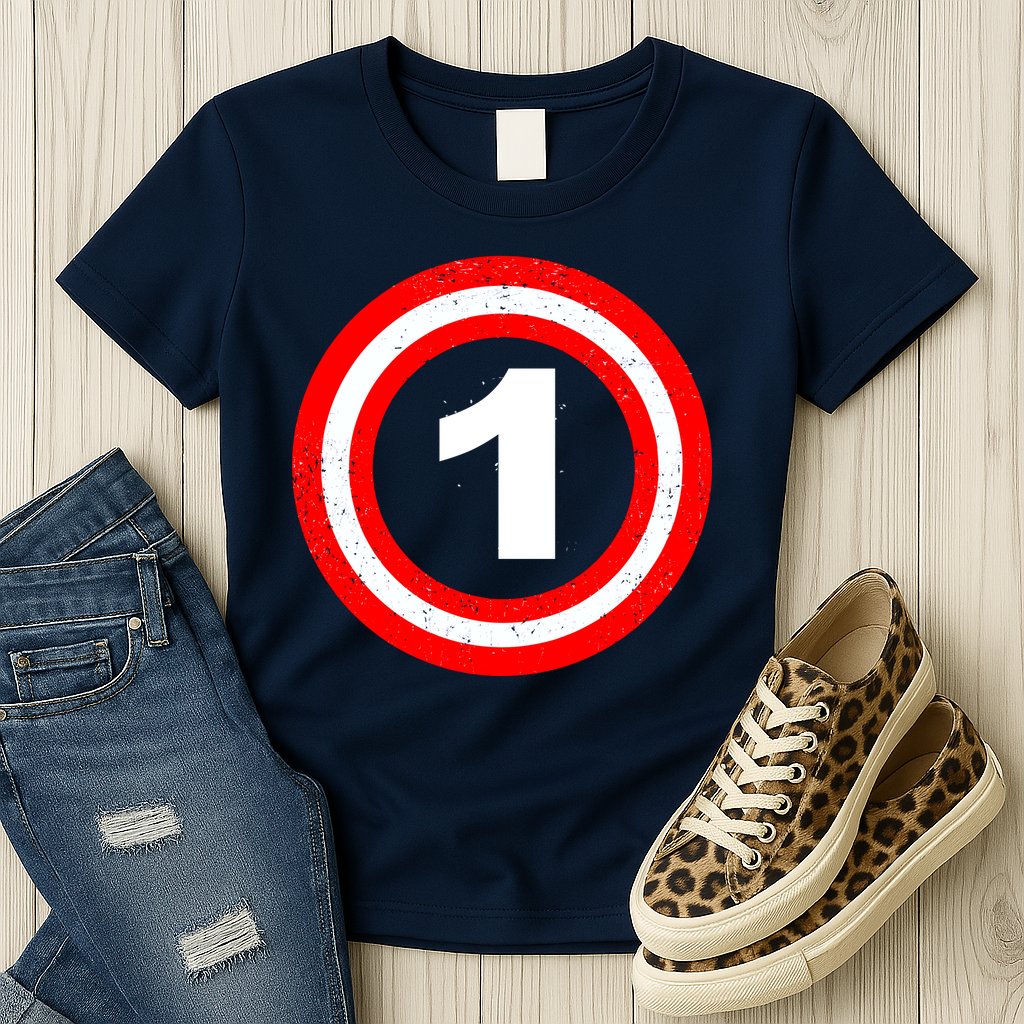 Captain 1st Birthday Womens T-Shirt