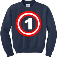 Captain 1st Birthday Kids Sweatshirt