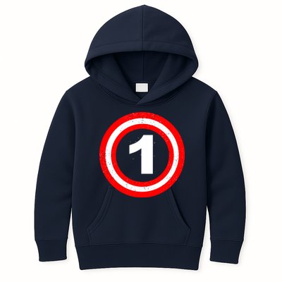 Captain 1st Birthday Kids Hoodie