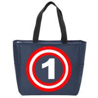 Captain 1st Birthday Zip Tote Bag