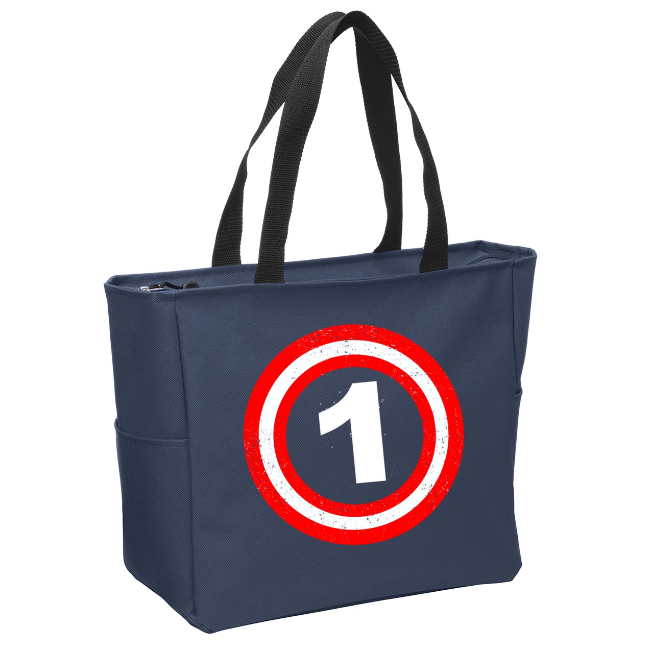Captain 1st Birthday Zip Tote Bag