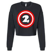 Captain 2nd Birthday Cropped Pullover Crew