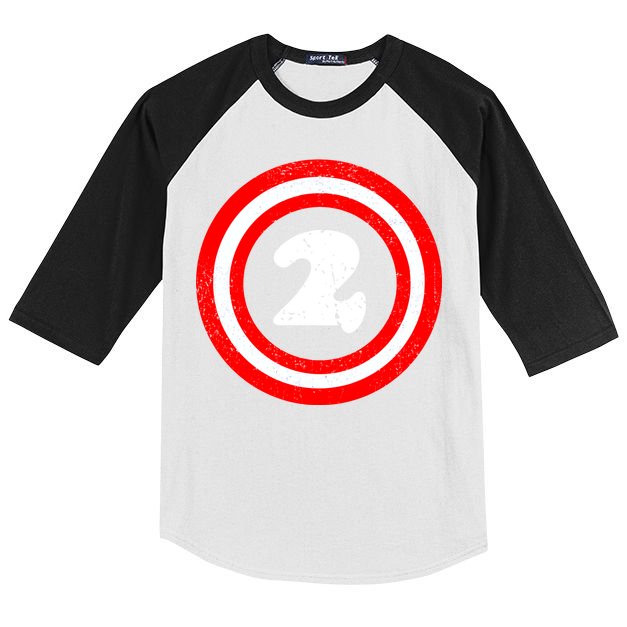 Captain 2nd Birthday Kids Colorblock Raglan Jersey