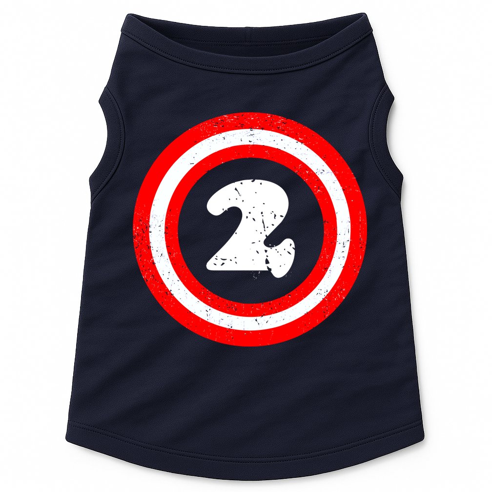 Captain 2nd Birthday Doggie Tank