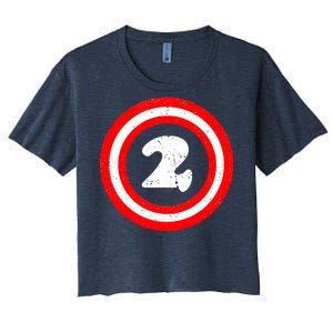 Captain 2nd Birthday Women's Crop Top Tee