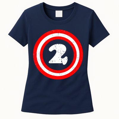 Captain 2nd Birthday Womens T-Shirt