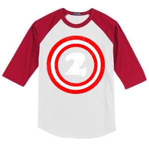 Captain 2nd Birthday Kids Colorblock Raglan Jersey