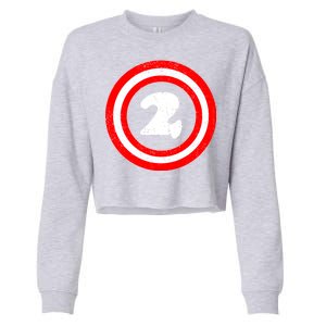 Captain 2nd Birthday Cropped Pullover Crew