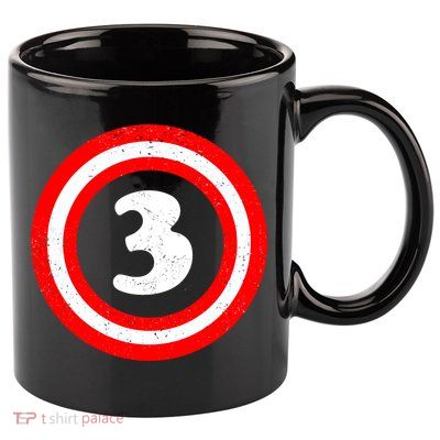 Captain 3rd Birthday 11oz C Handle Ceramic Mug