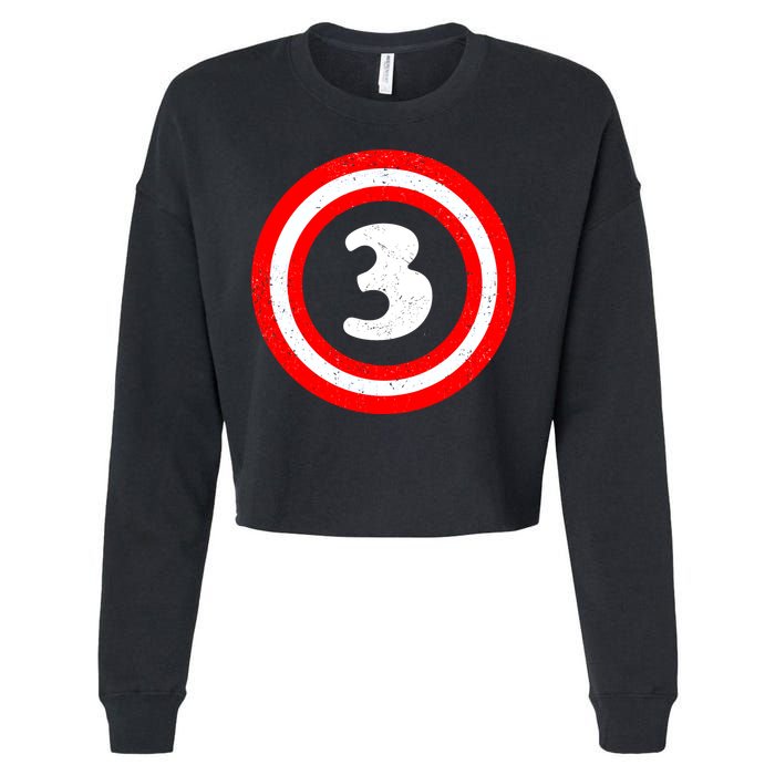 Captain 3rd Birthday Cropped Pullover Crew
