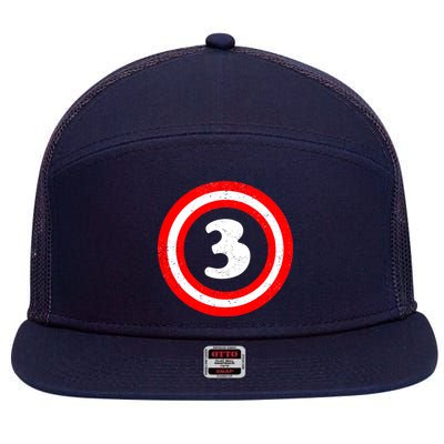 Captain 3rd Birthday 7 Panel Mesh Trucker Snapback Hat