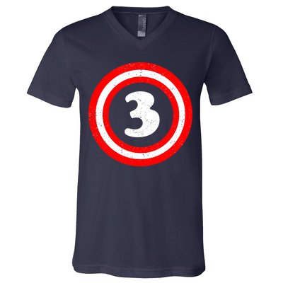 Captain 3rd Birthday V-Neck T-Shirt