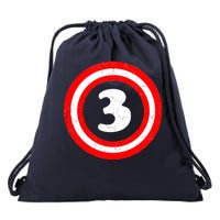 Captain 3rd Birthday Drawstring Bag