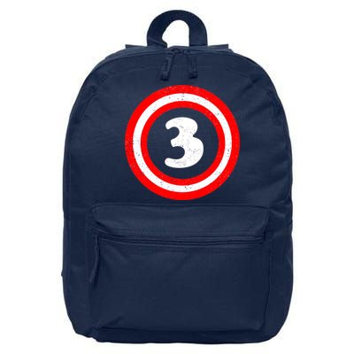 Captain 3rd Birthday 16 in Basic Backpack