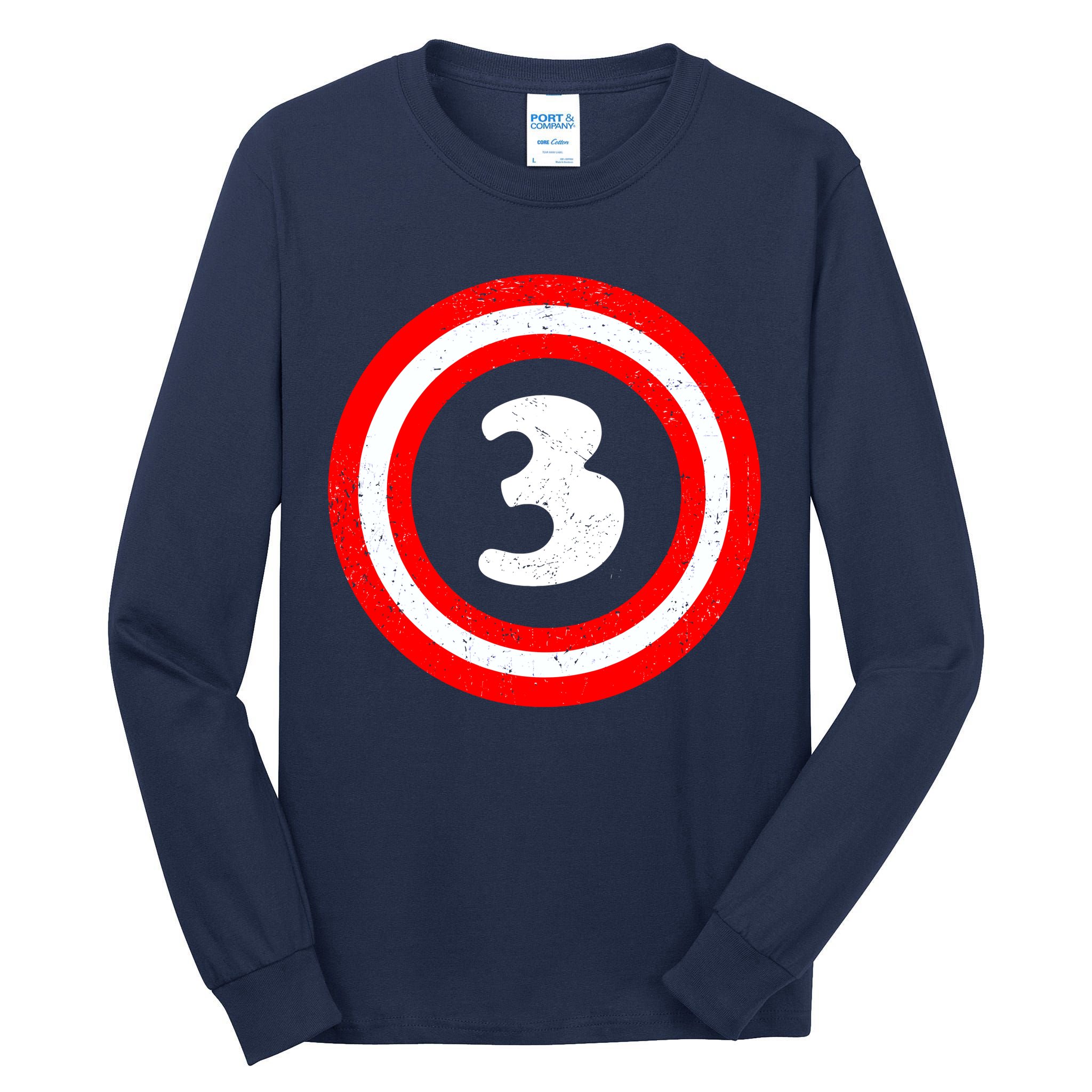 Captain 3rd Birthday Tall Long Sleeve T-Shirt