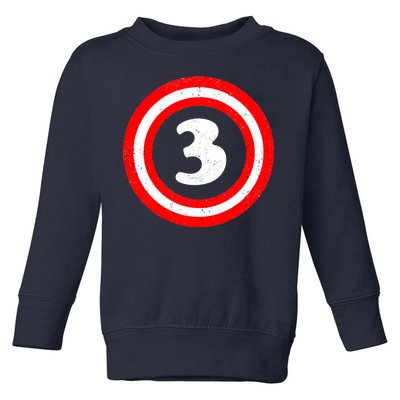 Captain 3rd Birthday Toddler Sweatshirt