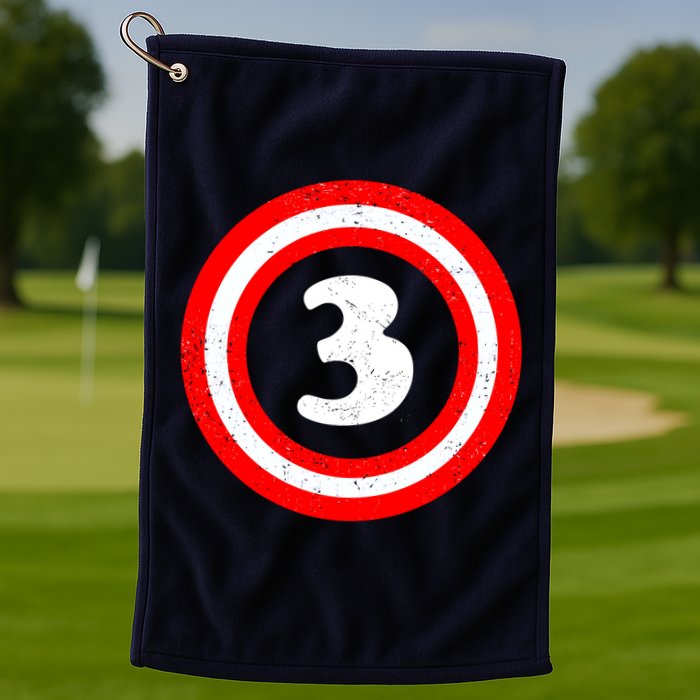 Captain 3rd Birthday Golf Towel